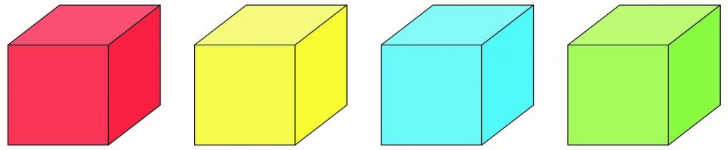 ลูกบาสก์ 4 สี/ลูก