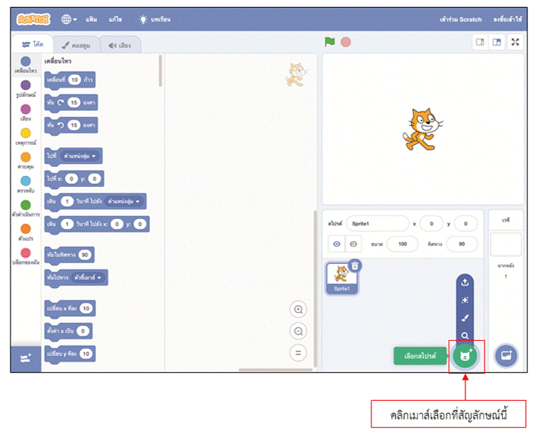 การเขียนโปรแกรมตัวละครเปลี่ยนท่าทาง 4 รูปภาพ15 1