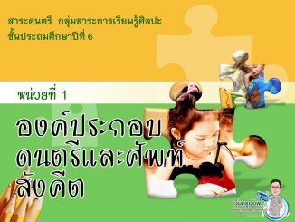 องค์ประกอบดนตรีและศัพท์สังคีต