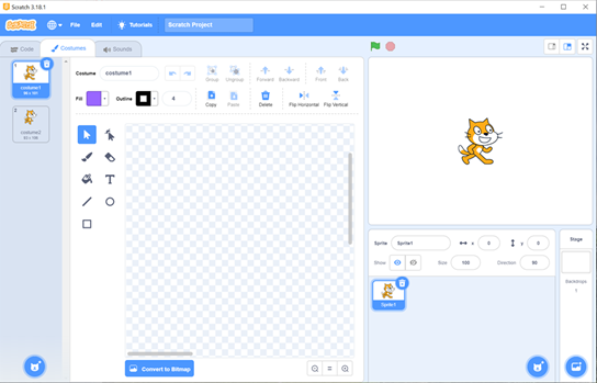 ตัวละคร (Sprite) และเวที (Stage) 9 image 36