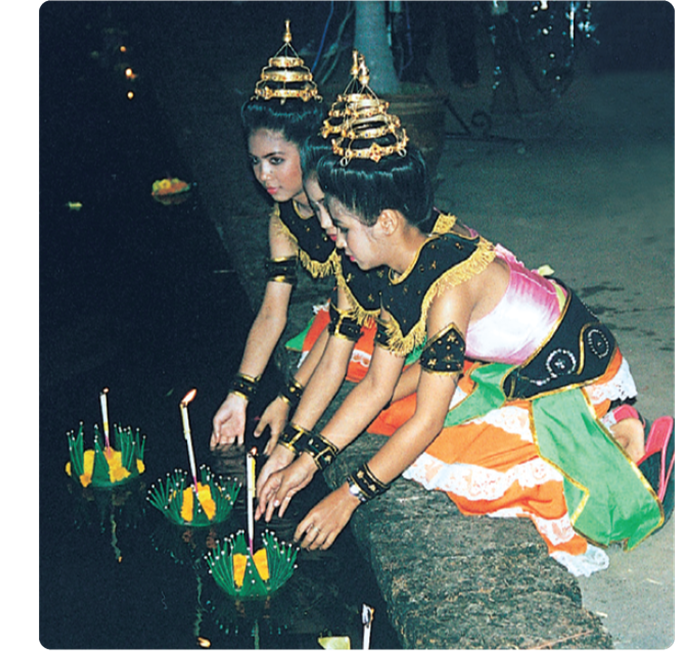 ความสำคัญของพระพุทธศาสนาและพุทธประวัติ:พระพุทธศาสนามีอิทธิพลต่อการสร้างสรรค์ผลงานทางวัฒนธรรม 1 ประเพณีลอยกระทงเกิดจากการนับถือพระพุทธศาสนา