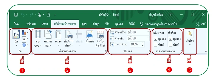 3.1.1 รู้จักกับโปรแกรมตารางคำนวณ Microsoft Excel 5 1 2 jpg