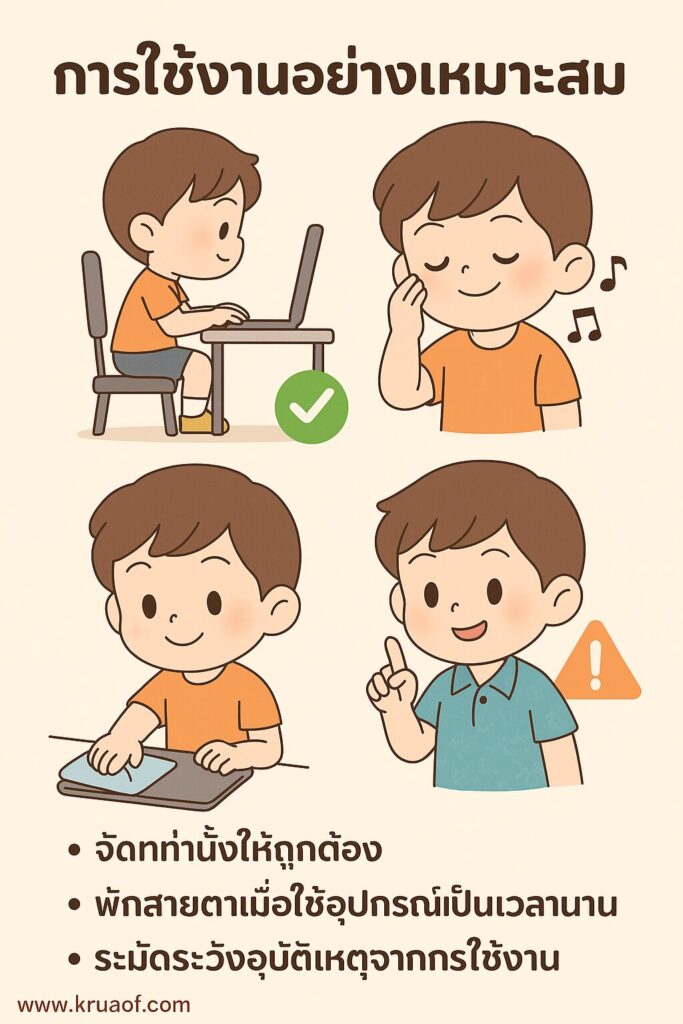 การใช้งานอย่างเหมาะสม