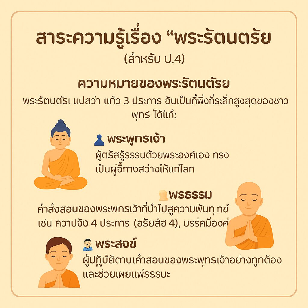 หน่วยที่ 3 หลักธรรมในพระพุทธศาสนา ป.4 1 ChatGPT Image 25 มิ.ย. 2568 09 45 30