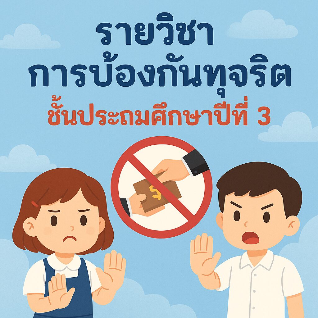 การป้องกันการทุจริต ป.3