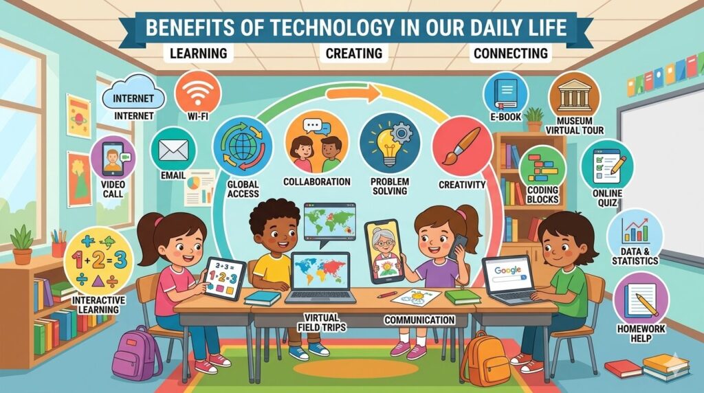 ประโยชน์ของเทคโนโลยีสำหรับนักเรียน ป.4