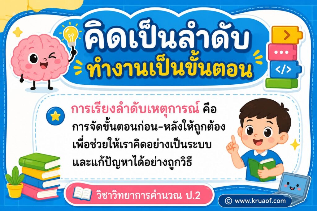 วิทยาการคำนวณ ป. 2 6 ChatGPT Image 23 พ.ค. 2569 13 07 26