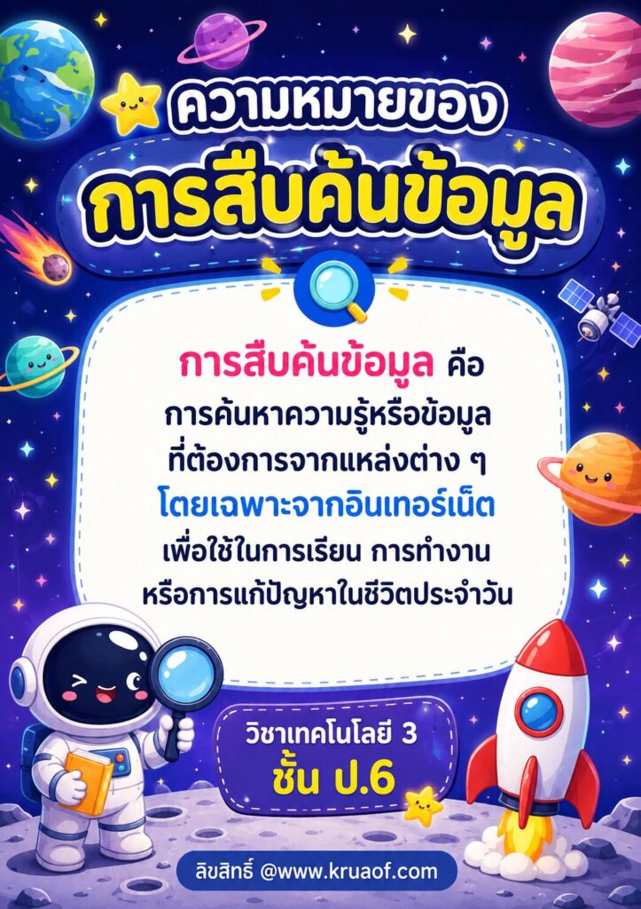 หน่วยการเรียนรู้ที่ 1: สื่อดิจิทัลและข้อมูลในชีวิตประจำวัน 3 ChatGPT Image 5 มิ.ย. 2569 10 53 55