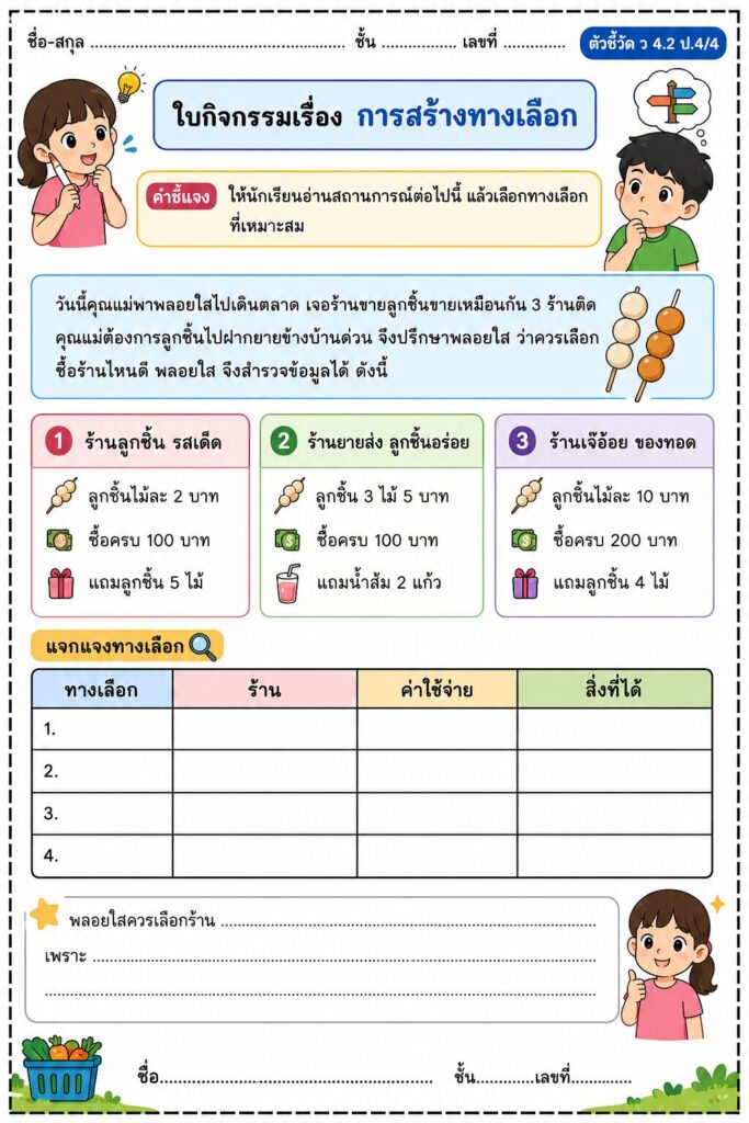 การสร้างทางเลือก