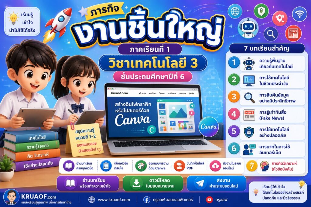 ภารกิจงานชิ้นใหญ่