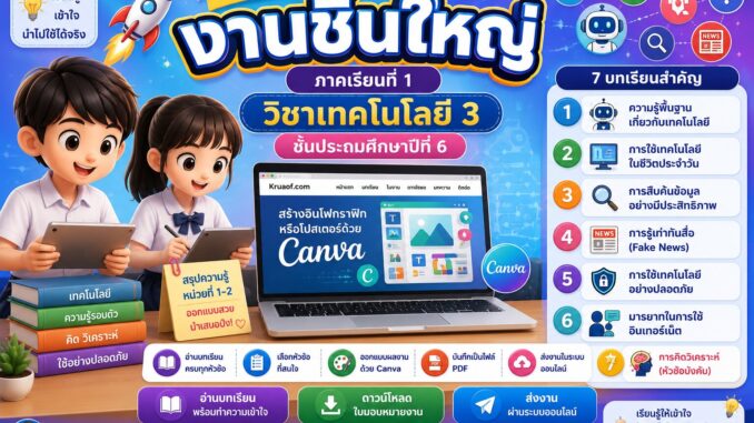 ภารกิจงานชิ้นใหญ่