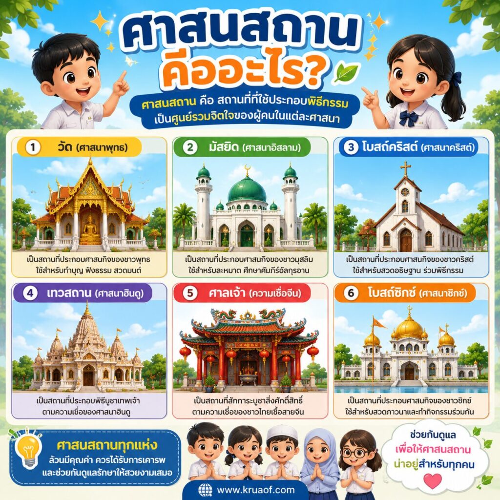 ศาสนสถานคืออะไร 1