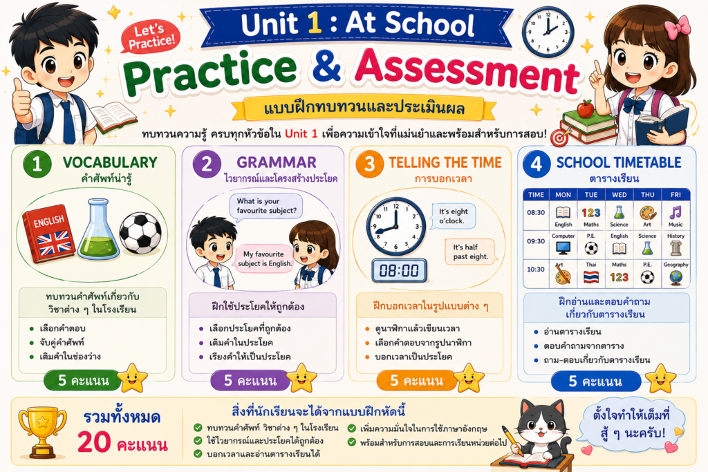 บทที่ 8 : Unit 1 Practice & Assessment 1 f3762833 9036 4c4e a2fe 4e085b250063